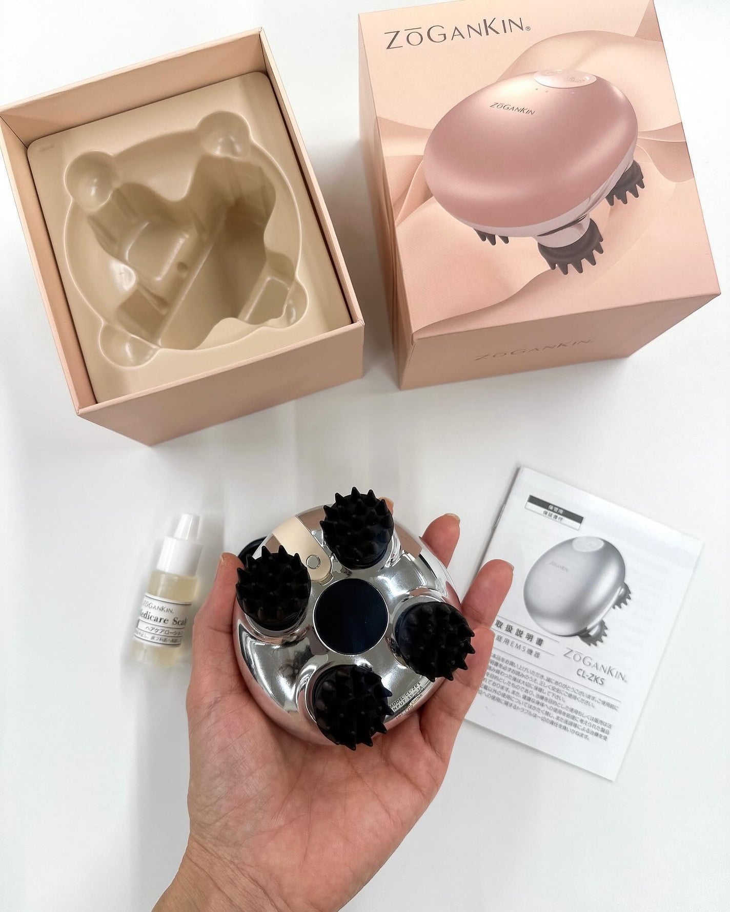 ゾーガンキンスカルプ/ZOGANKIN/ヘッドマッサージャーを使ったクチコミ(1枚目)