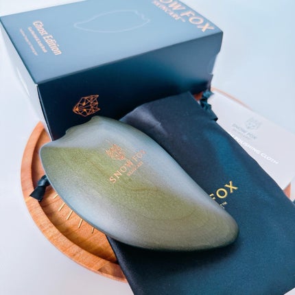 プレミアム FOX カッサ ゴースト ヘアブラシ ブラック/SNOW FOX SKINCARE/ヘアブラシを使ったクチコミ(2枚目)