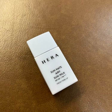 HERA サンメイトエアリーサンミルクのクチコミ「毎日使いしてる韓国の日焼け止め🧴

【使った商品】

HERA　サンメイトエアリーサンミルク
.....」（2枚目）