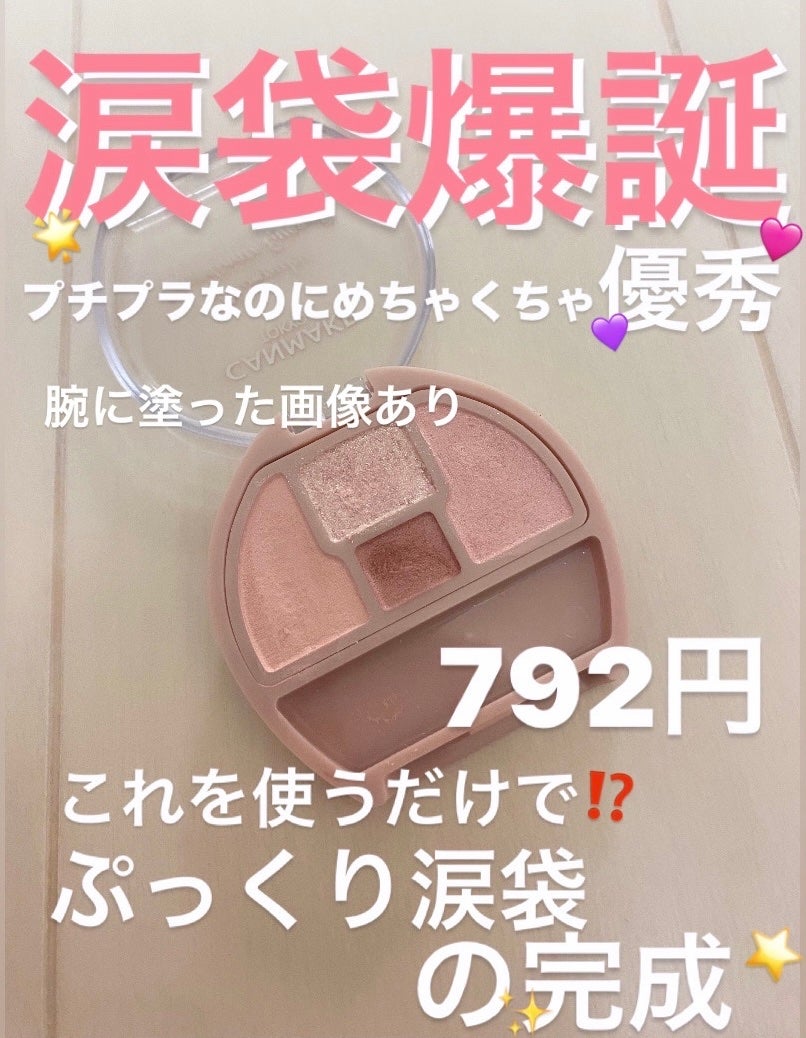 プランぷくコーデアイズ/キャンメイク/パウダーアイシャドウを使ったクチコミ(1枚目)
