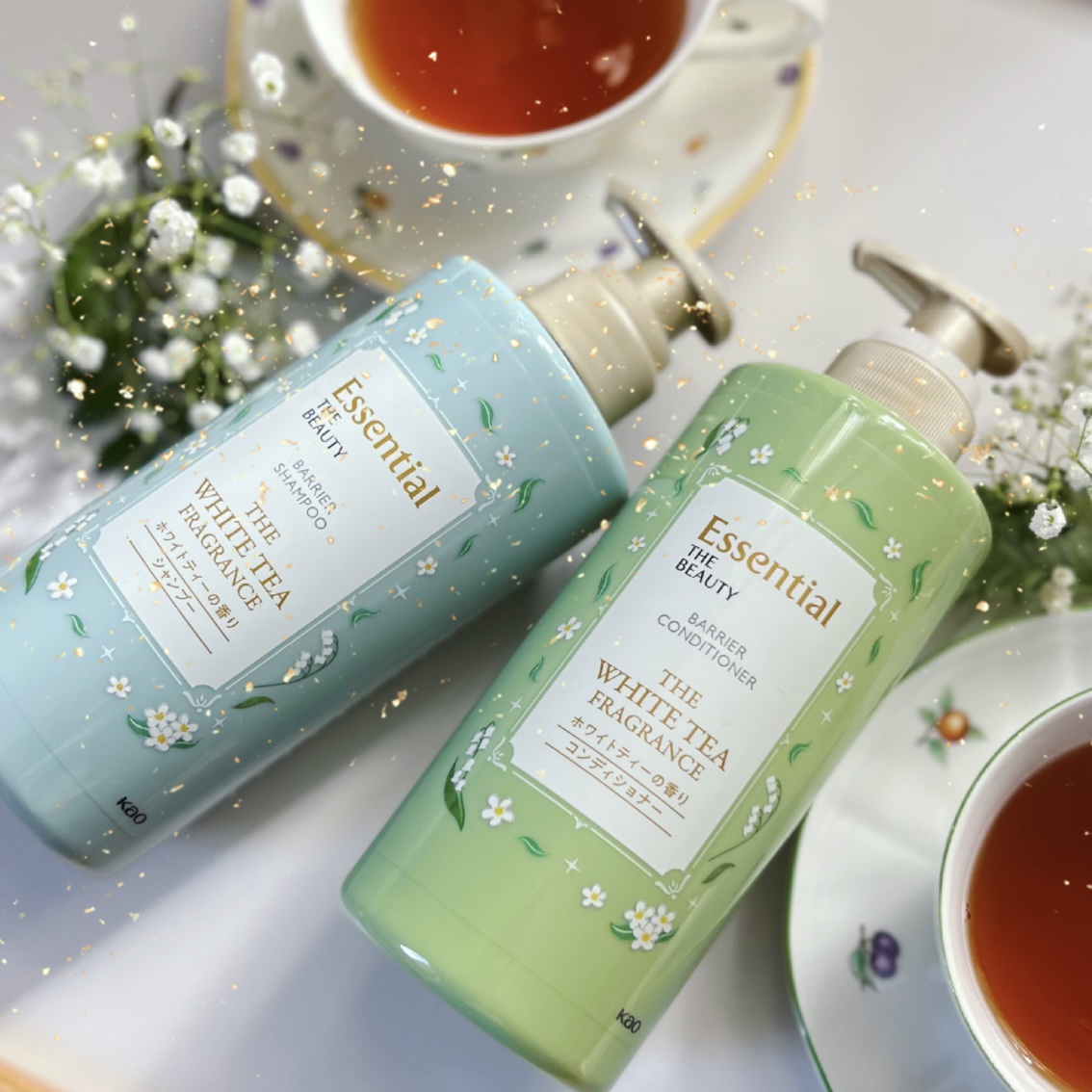 エッセンシャル ザビューティ 髪のキメ美容ウォータートリートメント ホワイトティーの香り/エッセンシャル/アウトバストリートメントを使ったクチコミ（2枚目）