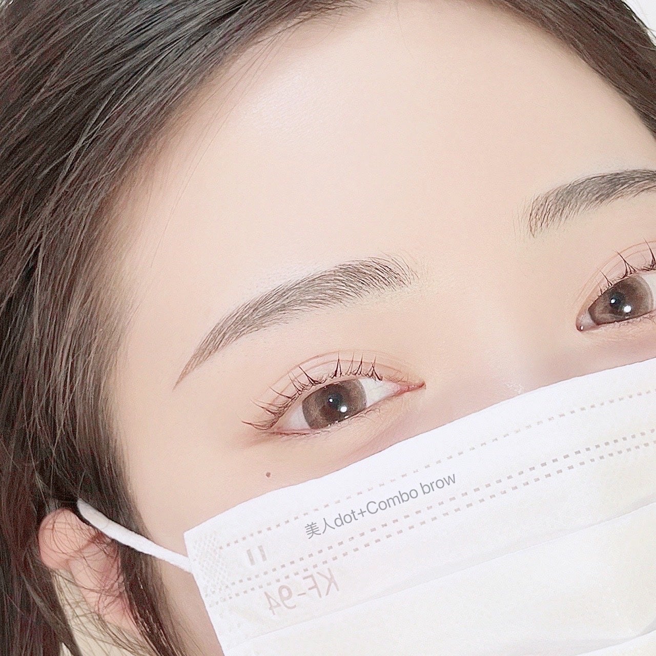 黑丸 on LIPS 「眉アートで綺麗に纏まります♡眉アートを14日に受けてきました!..」(2枚目)