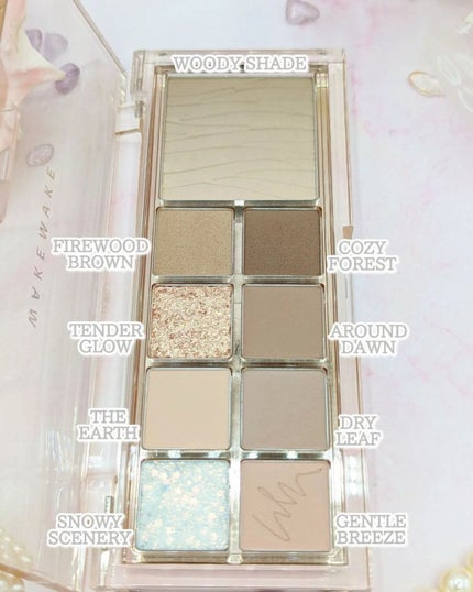 ミックスブラーリングアイパレット/wakemake/マルチパレットを使ったクチコミ(7枚目)