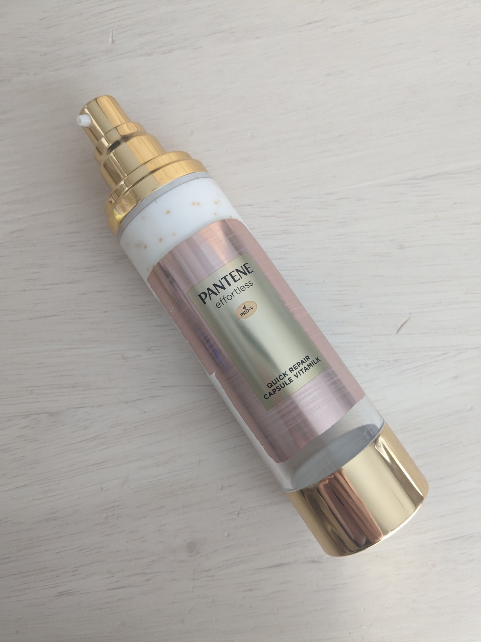 パンテーン エフォートレス クイック リペアー カプセル ヴィタミルク(洗い流さないトリートメント）/パンテーン/ヘアミルクを使ったクチコミ（1枚目）