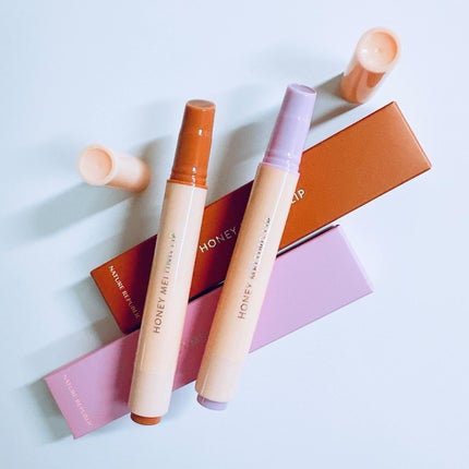 ハニーメルティングリップ/ネイチャーリパブリック/口紅を使ったクチコミ(4枚目)