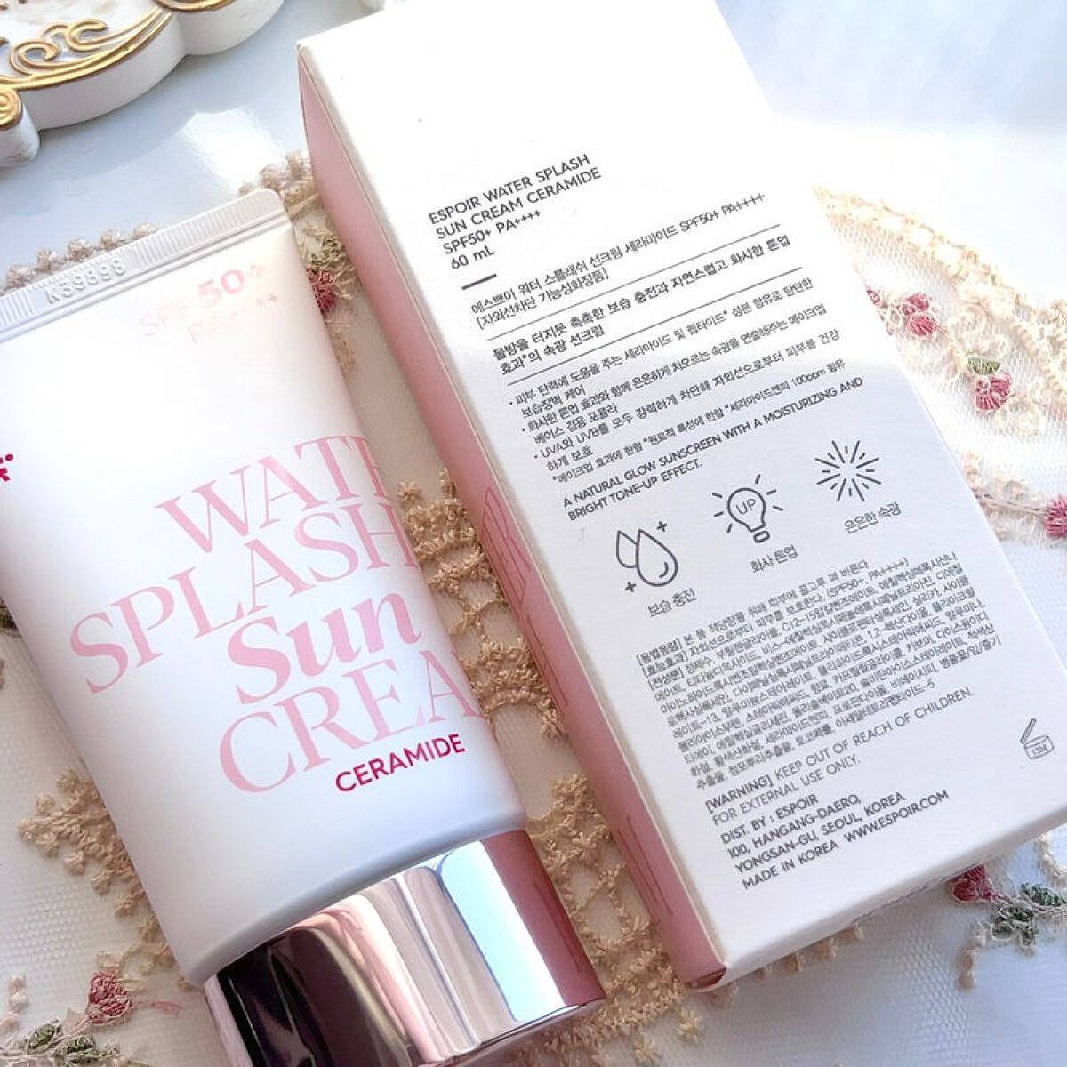 ウォータースプラッシュサンクリーム セラミド/espoir/日焼け止めクリームを使ったクチコミ(10枚目)