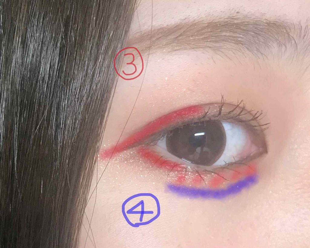 パーフェクトマルチアイズ/キャンメイク/アイシャドウパレットを使ったクチコミ(3枚目)