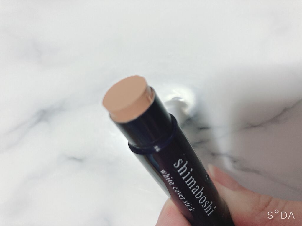 ホワイトカバースティック/shimaboshi/化粧下地を使ったクチコミ（2枚目）