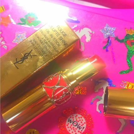 ルージュ ヴォリュプテ シャイン/YVES SAINT LAURENT BEAUTE/口紅を使ったクチコミ(2枚目)