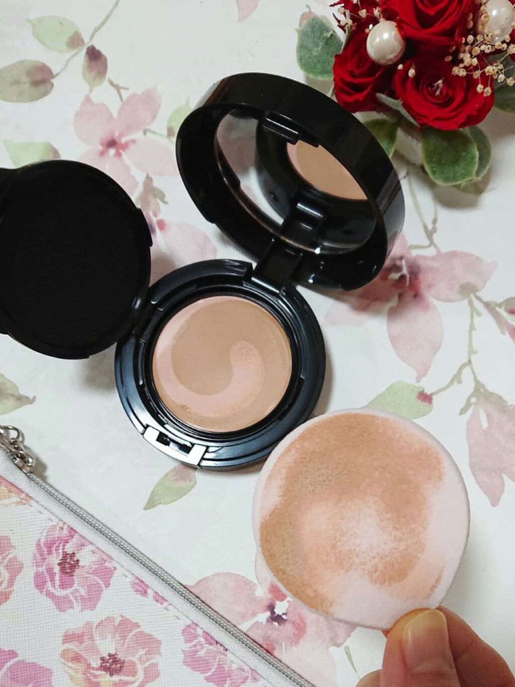 モイスチャーロゼファンデーションUV/コフレドール/クリーム・エマルジョンファンデーションを使ったクチコミ（1枚目）