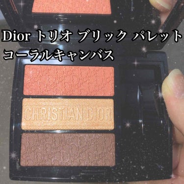 【旧】トリオ ブリック パレット/Dior/パウダーアイシャドウを使ったクチコミ（1枚目）