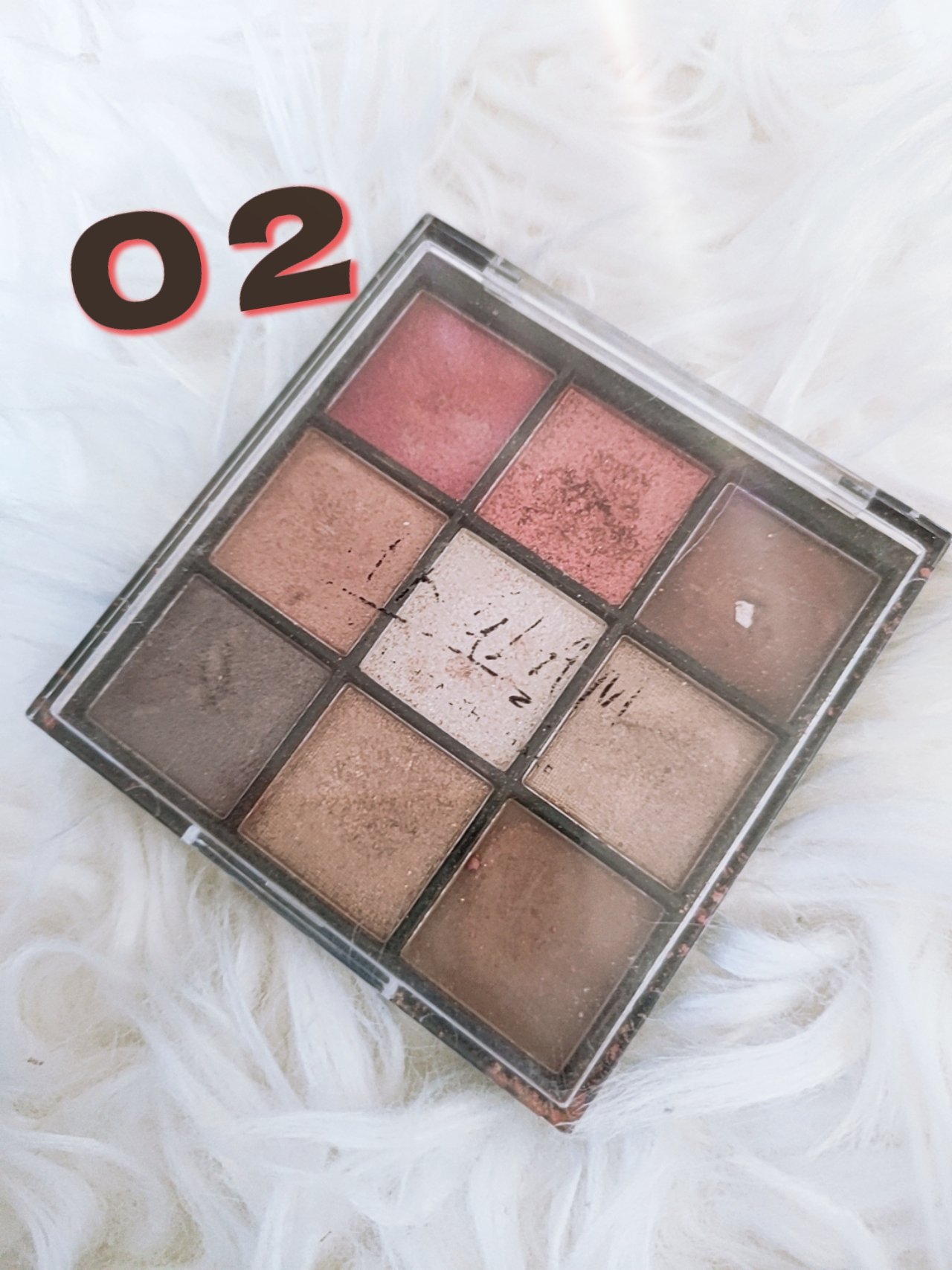 UR GLAM　BLOOMING EYE COLOR PALETTE/U R GLAM/アイシャドウパレットを使ったクチコミ（3枚目）