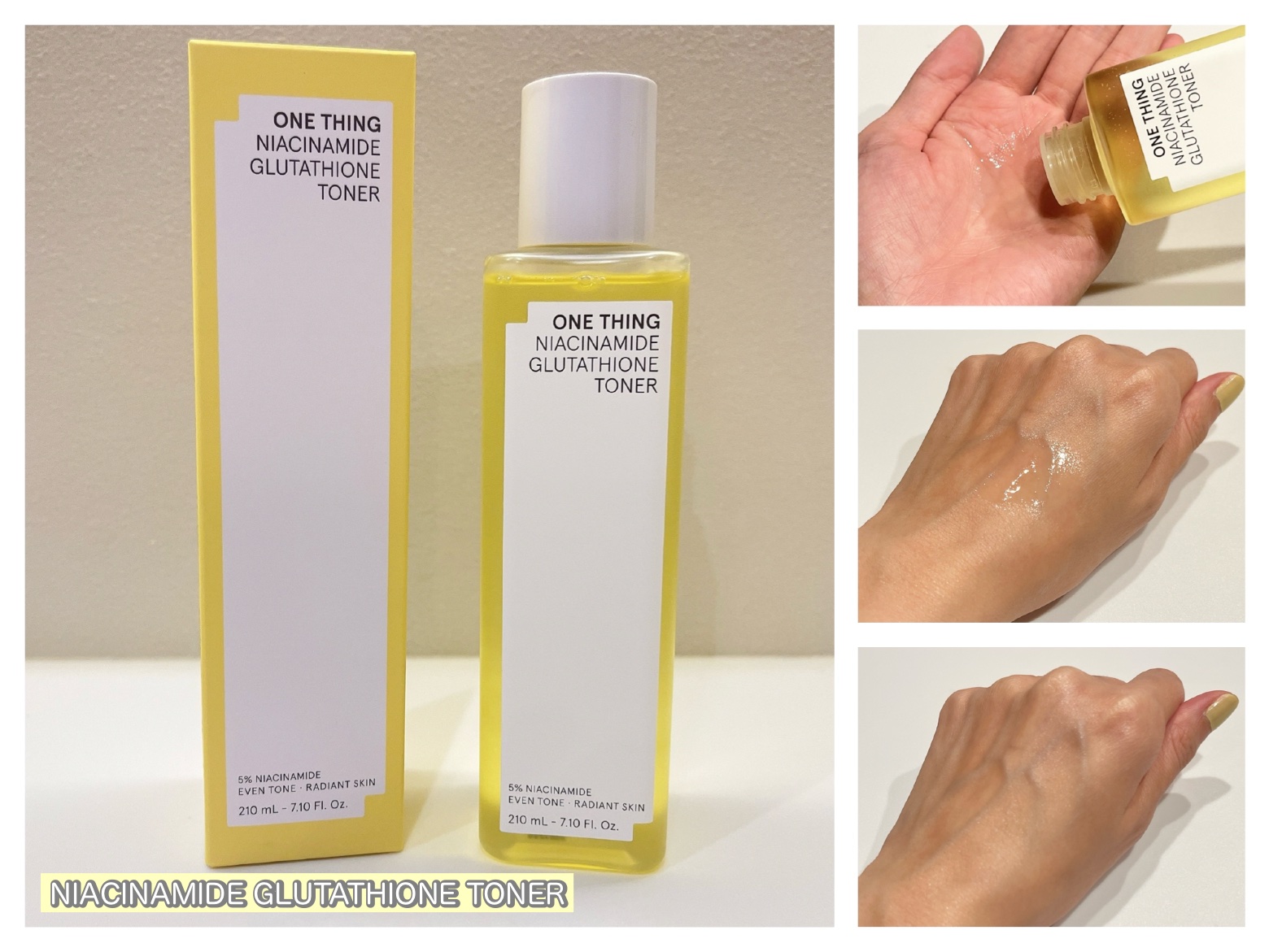 ナイアシンアミドグルタチオントナー/ONE THING/化粧水を使ったクチコミ（3枚目）
