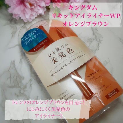 リキッドアイライナーWP /キングダム/リキッドアイライナーを使ったクチコミ(1枚目)