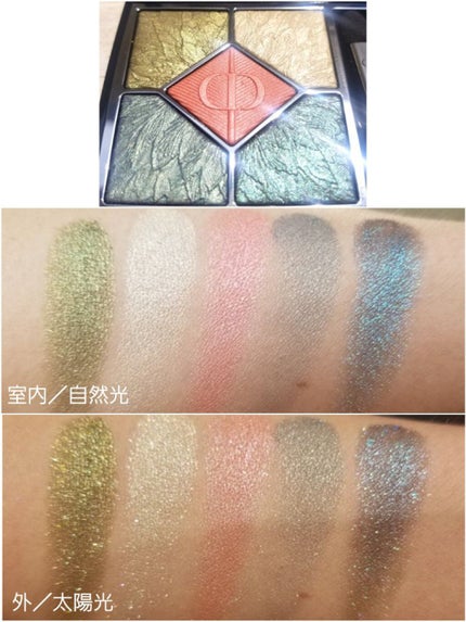 サンク クルール クチュール<バーズ オブ ア フェザー>/Dior/アイシャドウパレットを使ったクチコミ(7枚目)