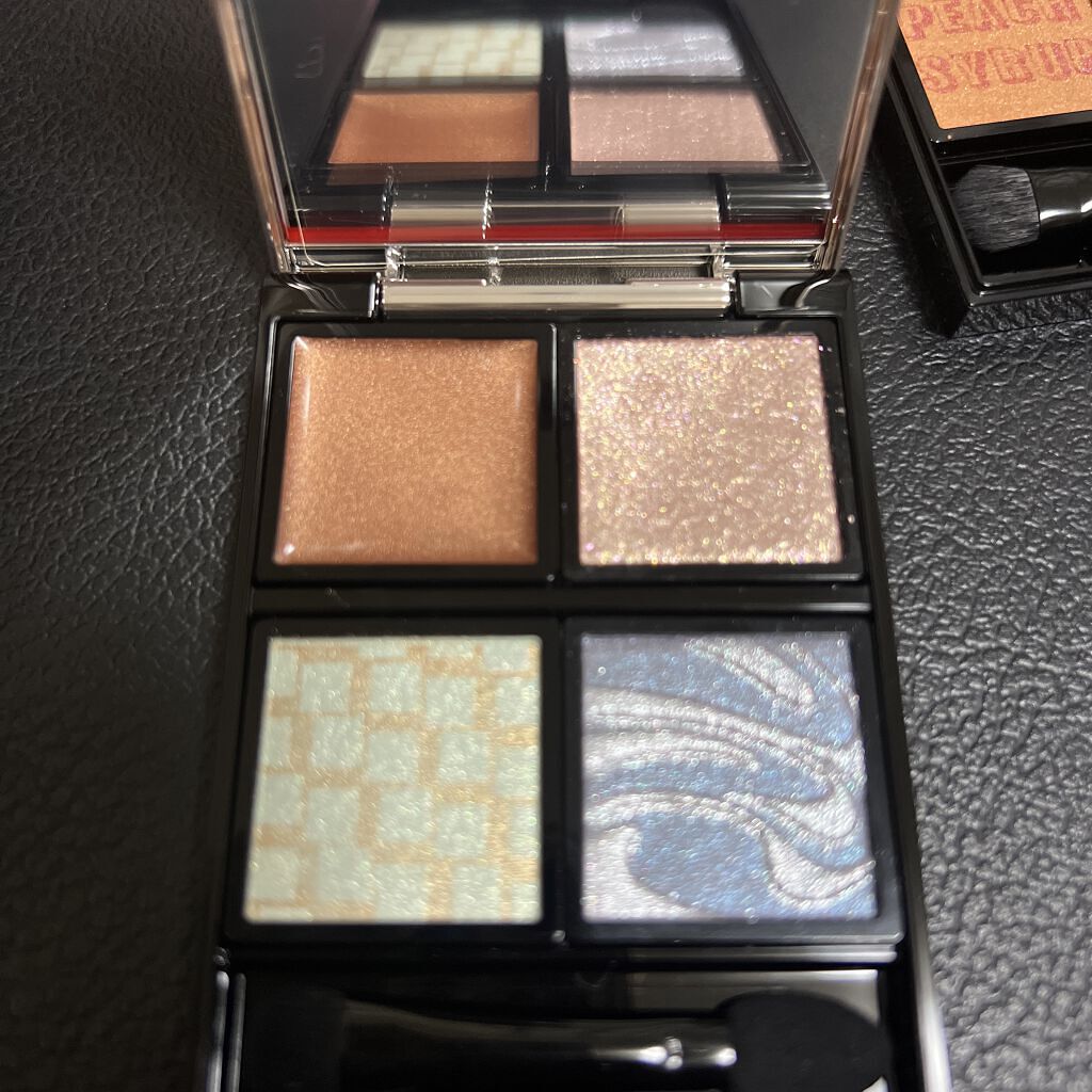 ドラマティックアイカラー (パウダー)/(クリーム) OR151 サニージュレ (クリーム)(限定)/マキアージュ/アイシャドウパレットを使ったクチコミ（3枚目）