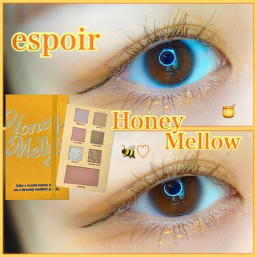 2021 F/Wルックブックパレット Honey Mellow/espoir/アイシャドウパレットを使ったクチコミ（1枚目）
