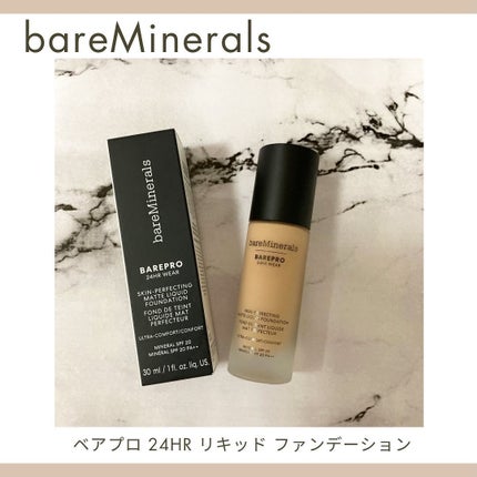ベアプロ 24HR リキッド ファンデーション/bareMinerals/リキッドファンデーションを使ったクチコミ(1枚目)