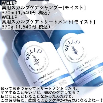 薬用スカルプケアシャンプー/トリートメント モイスト/WELLP/市販シャンプーを使ったクチコミ(2枚目)