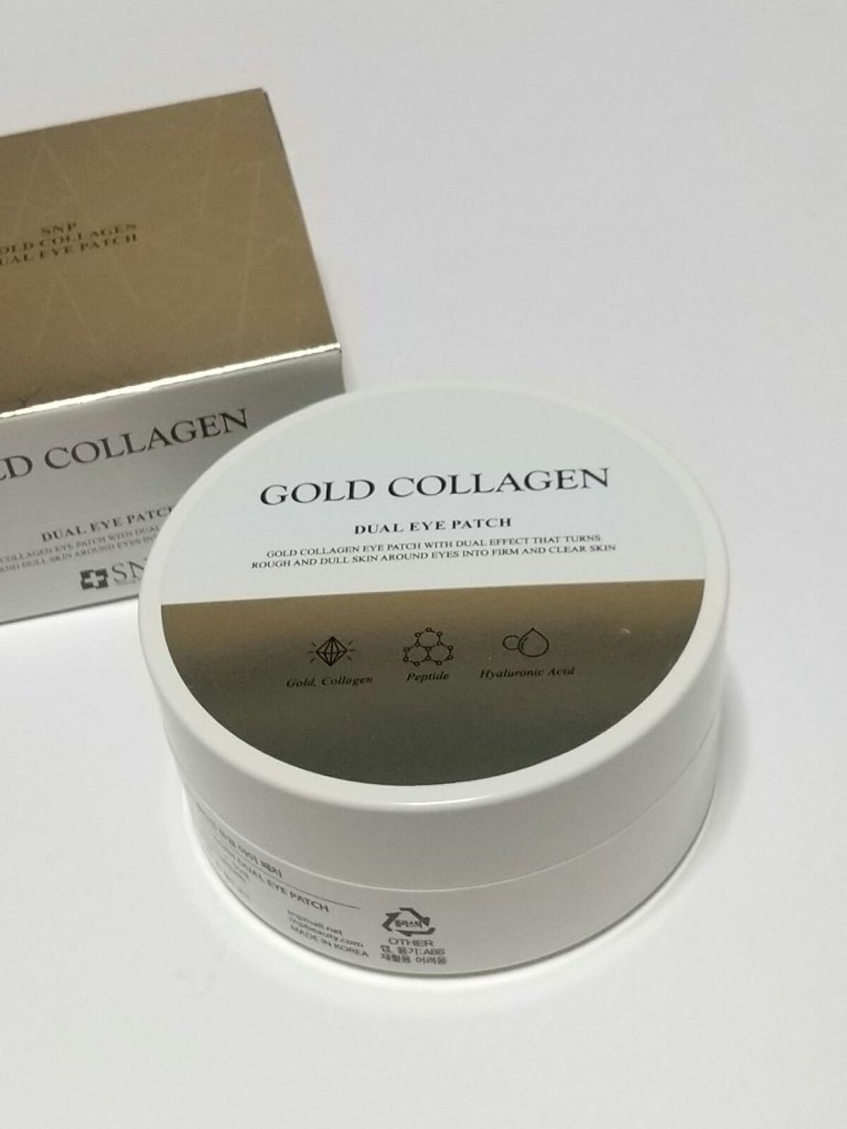 GOLD COLLAGEN DUAL EYE PATCH/SNP/アイケア・アイクリームを使ったクチコミ（1枚目）