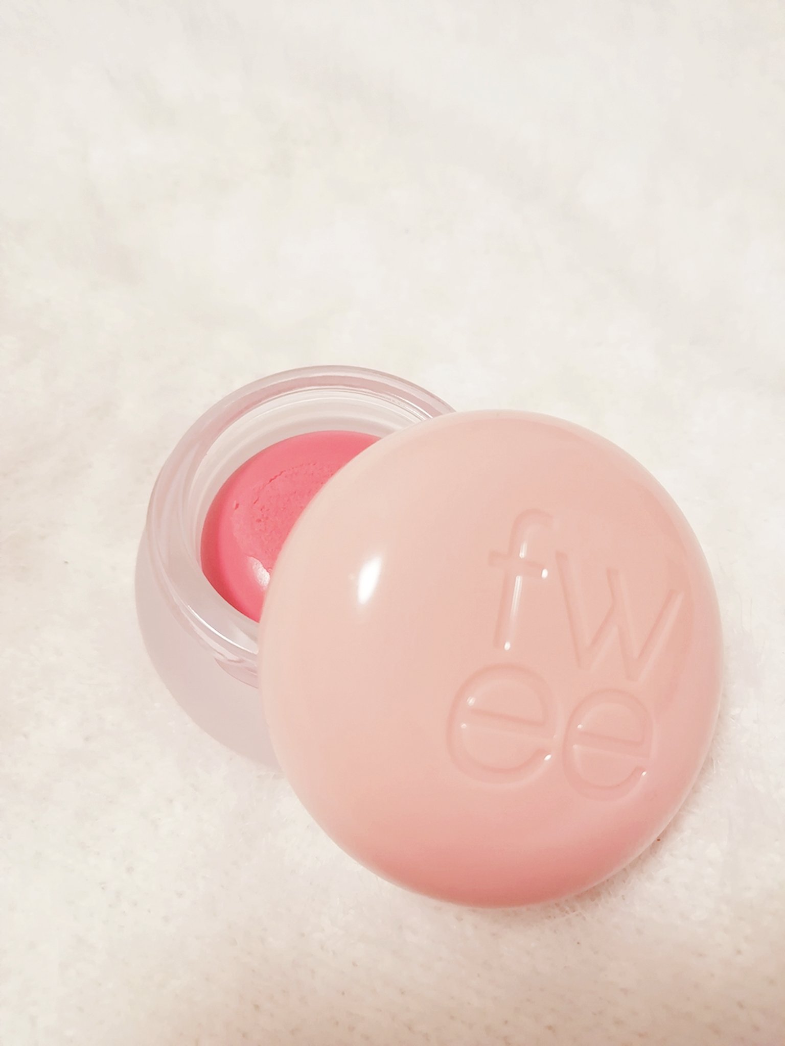 リップアンドチーク ブラーリープリンポット ND02 ライク/fwee/口紅を使ったクチコミ（2枚目）