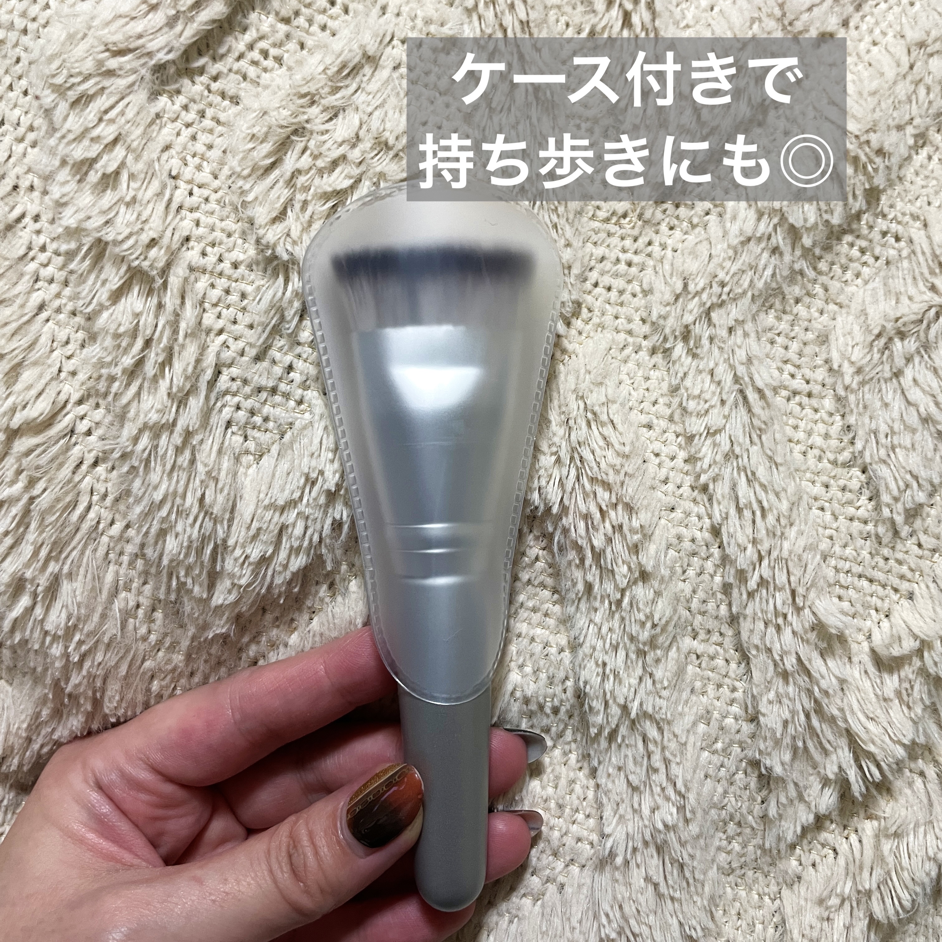 マルチファンデブラシ /ロージーローザ/メイクブラシを使ったクチコミ（2枚目）