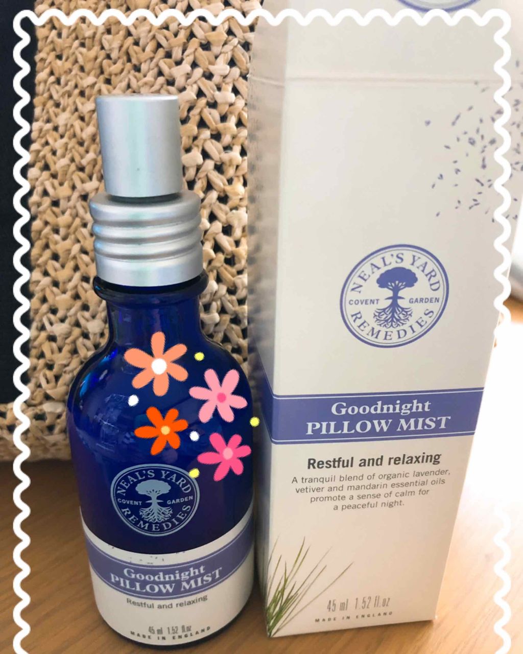 グッドナイトピローミスト/ニールズヤード レメディーズ/ファブリックミストを使ったクチコミ(1枚目)