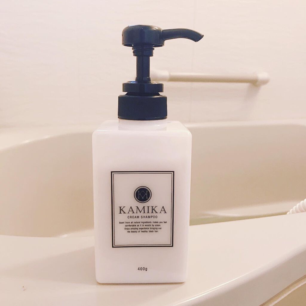 黒髪クリームシャンプー/KAMIKA/シャンプー・コンディショナーを使ったクチコミ(1枚目)