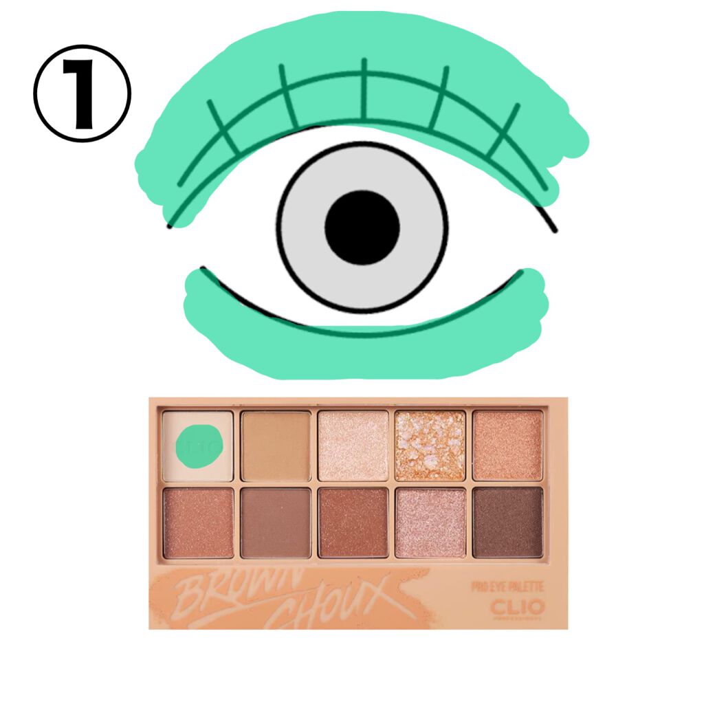 プロ アイ パレット/CLIO/アイシャドウパレットを使ったクチコミ（2枚目）