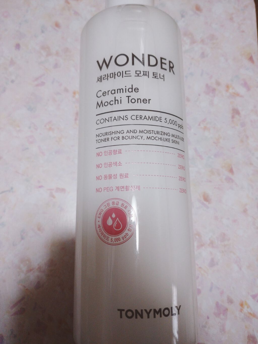 Wonder Ceramide Mochi Toner(トニーモリーワンダーCモチトナー)/TONYMOLY/化粧水を使ったクチコミ(1枚目)