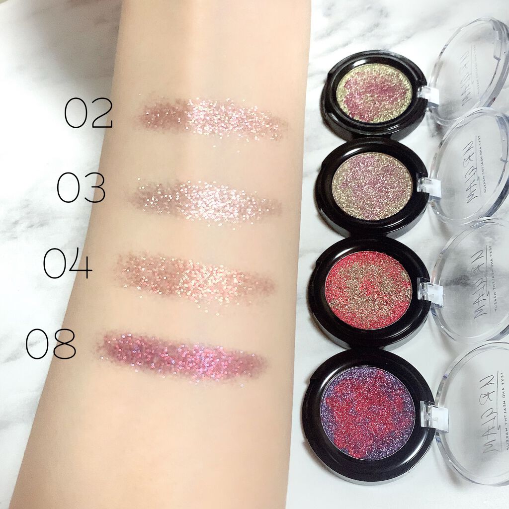 URGLAM　SPARKLE EYESHADOW/U R GLAM/単色アイシャドウを使ったクチコミ（2枚目）