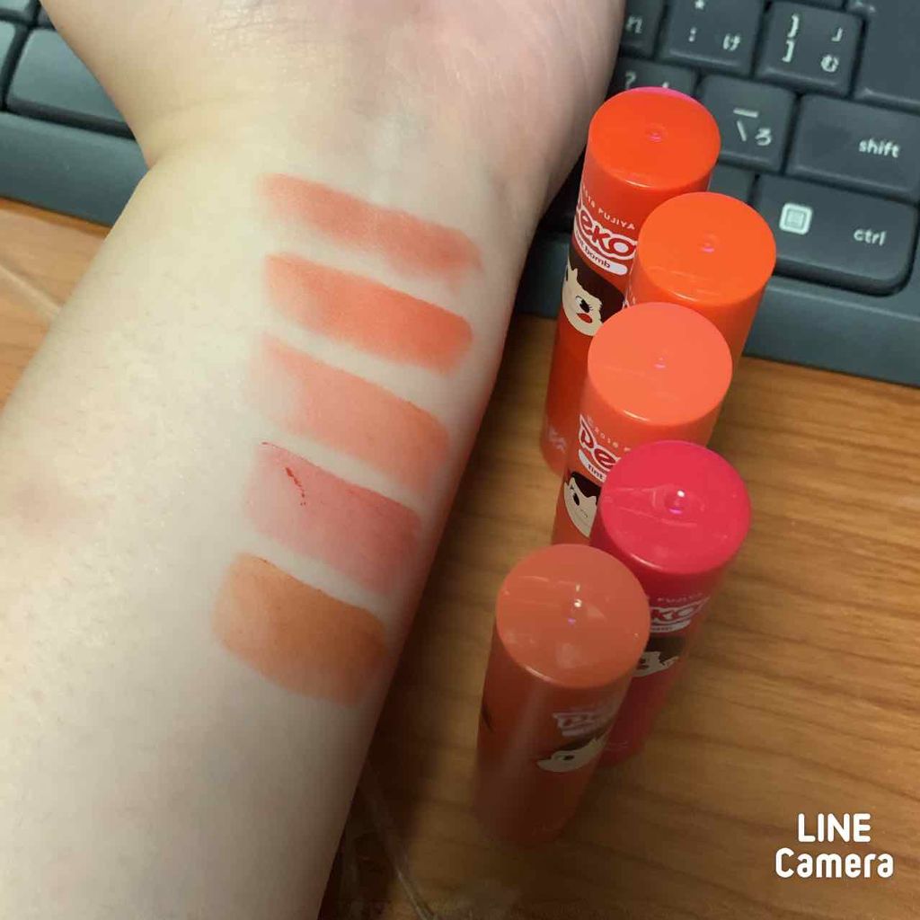 スイートペコエディション ウォータードロップ ティント バーム/HOLIKA HOLIKA/口紅を使ったクチコミ（3枚目）