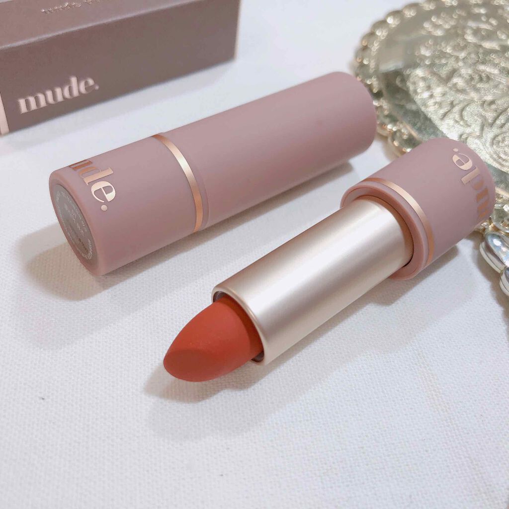 インスパイアマットリップ/mude/口紅を使ったクチコミ(4枚目)