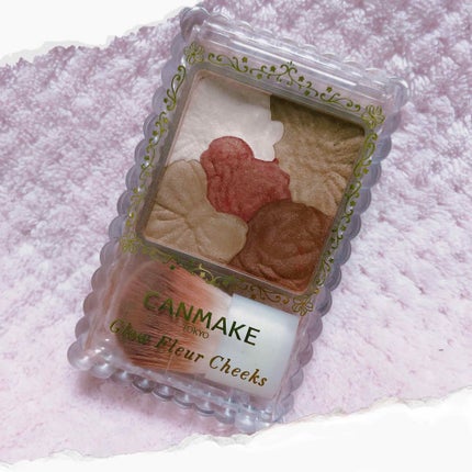 グロウフルールチークス/キャンメイク/パウダーチークを使ったクチコミ(1枚目)