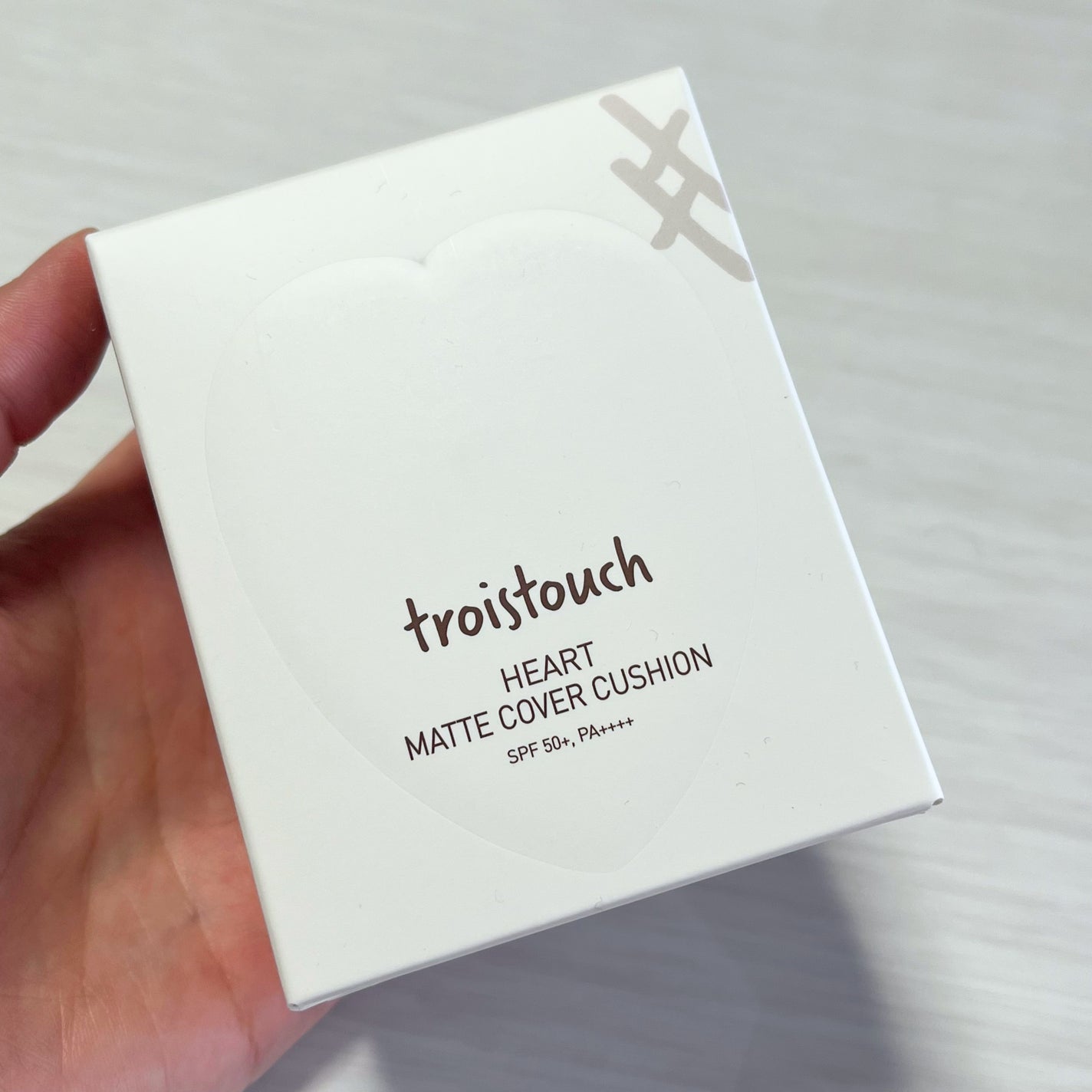トワタッチ ハートクッション マットカバー/troistouch/クッションファンデーションを使ったクチコミ(6枚目)