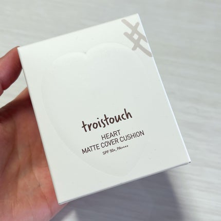 トワタッチ ハートクッション マットカバー/troistouch/クッションファンデーションを使ったクチコミ(6枚目)