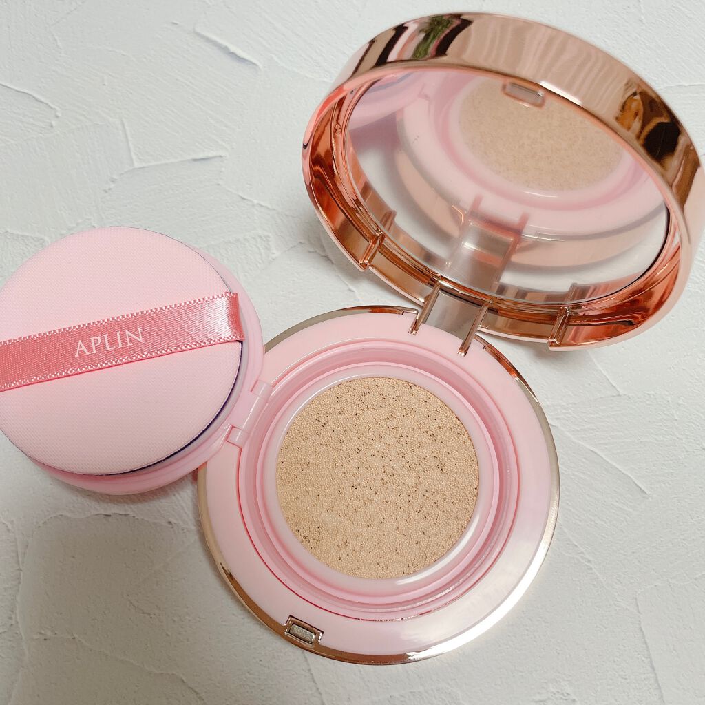 ピンクティーツリーカバークッション/APLIN/クッションファンデーションを使ったクチコミ(3枚目)