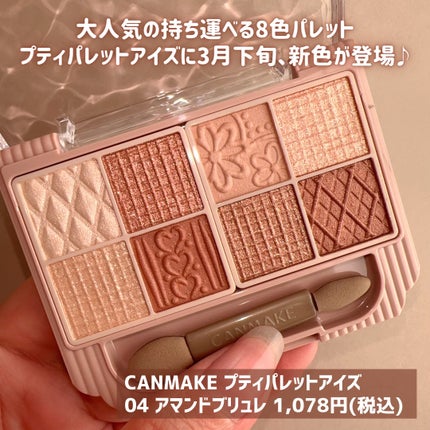 プティパレットアイズ/キャンメイク/パウダーアイシャドウを使ったクチコミ(2枚目)