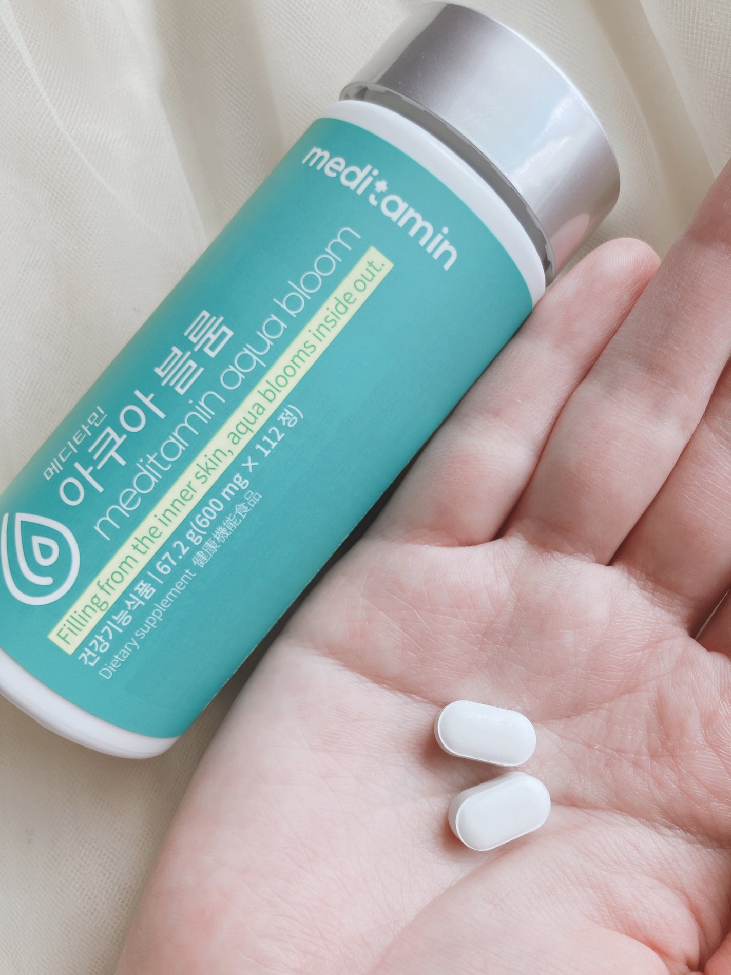 アクアブルーム/メディタミン/美容サプリメントを使ったクチコミ(4枚目)