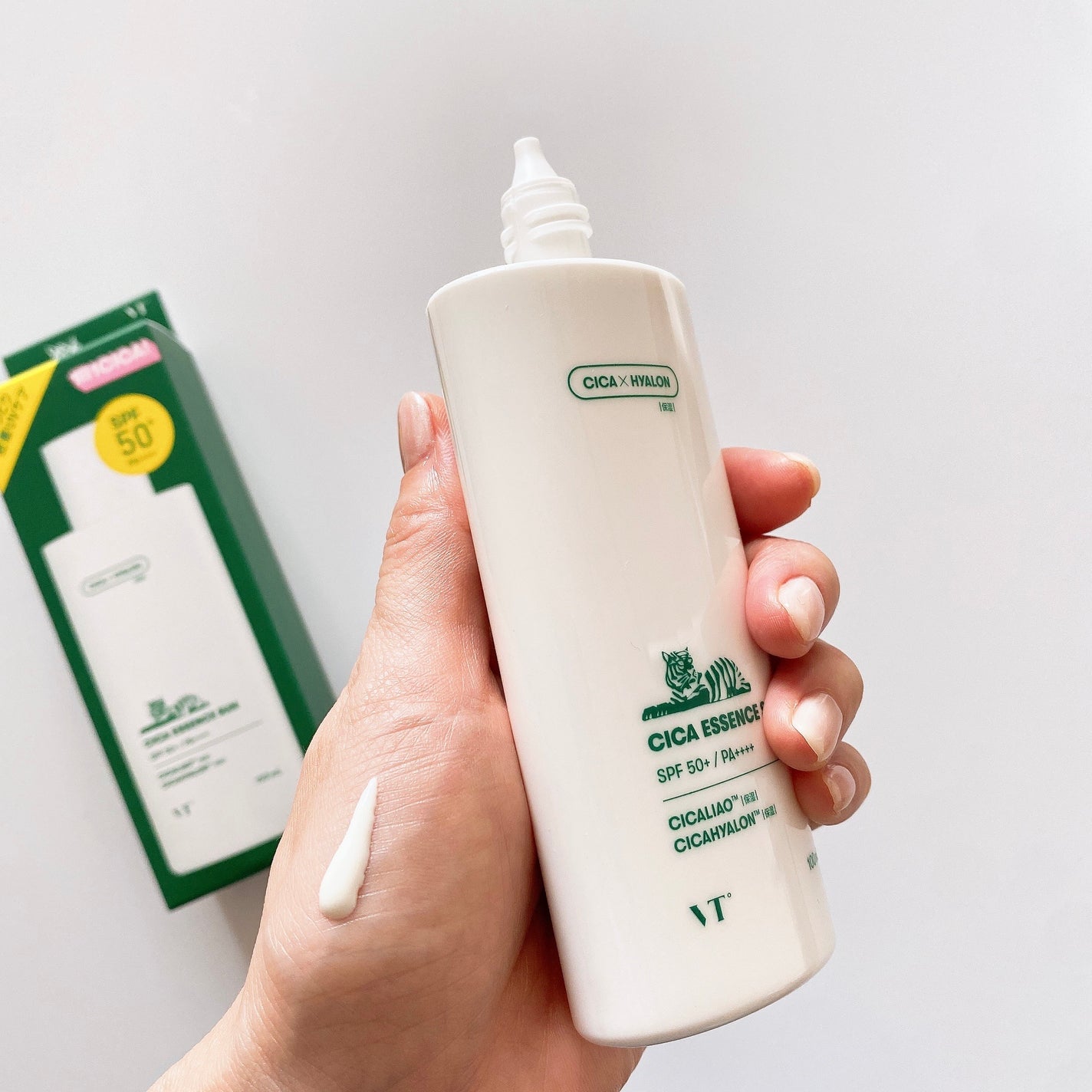 CICA エッセンスサン/VT/日焼け止めローションを使ったクチコミ(2枚目)