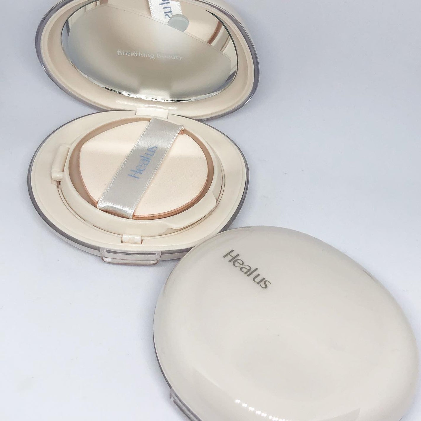 ブリージンググロークッション/Healus/クッションファンデーションを使ったクチコミ(3枚目)