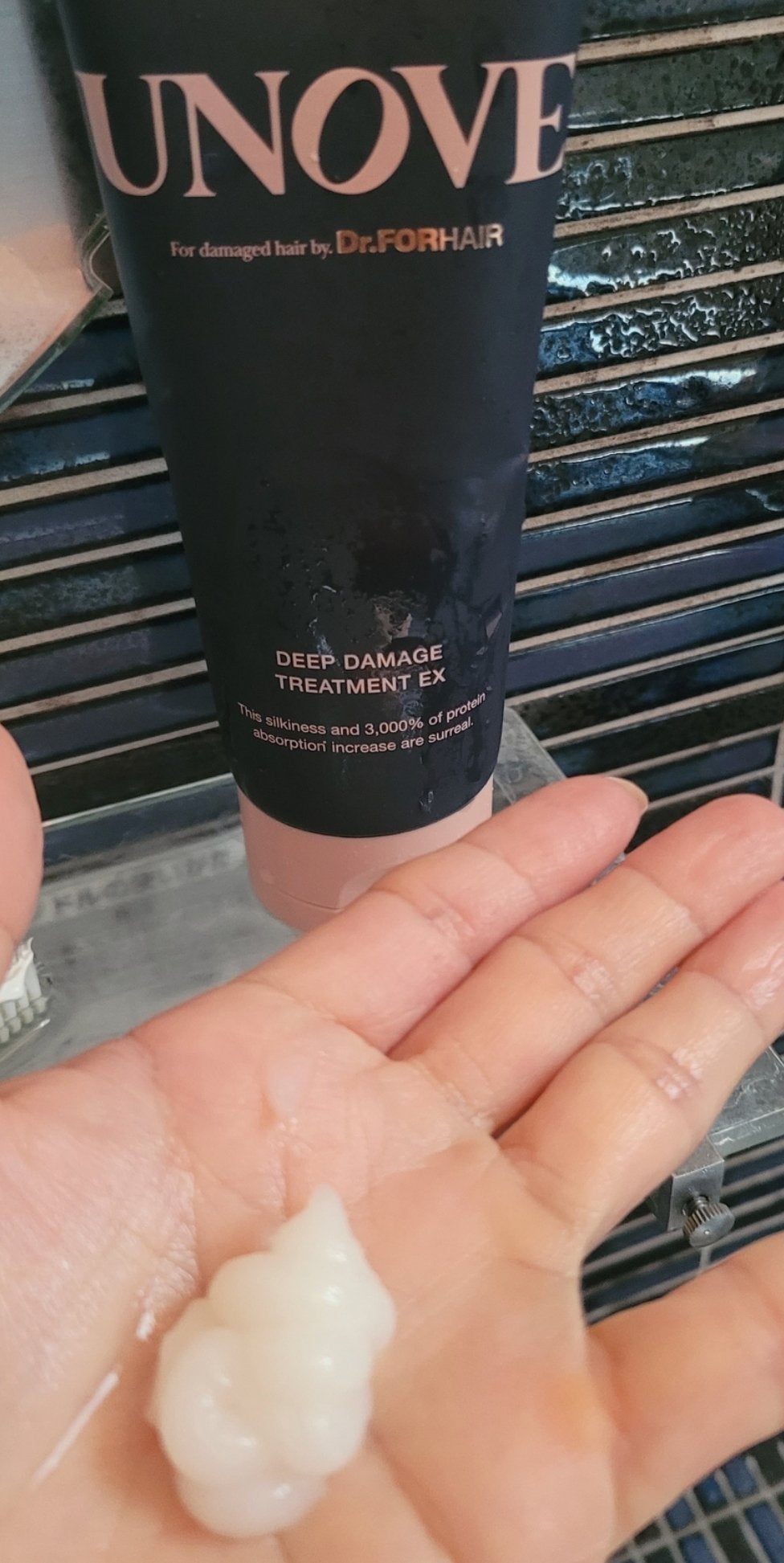 ディープダメージトリートメントEX/UNOVE/洗い流すヘアトリートメントを使ったクチコミ(2枚目)