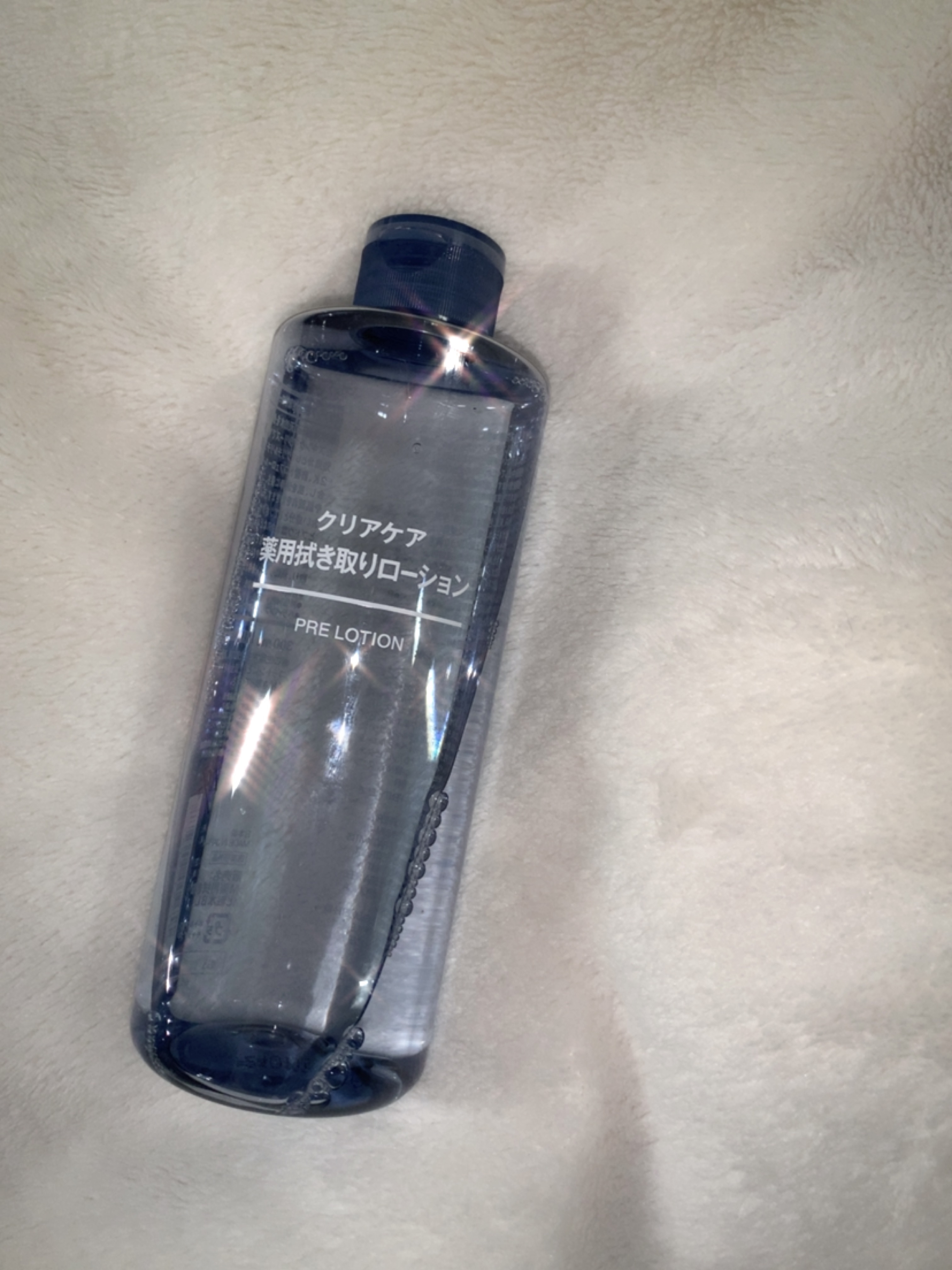 クリアケア薬用拭き取りローション/無印良品/拭き取り化粧水を使ったクチコミ（1枚目）
