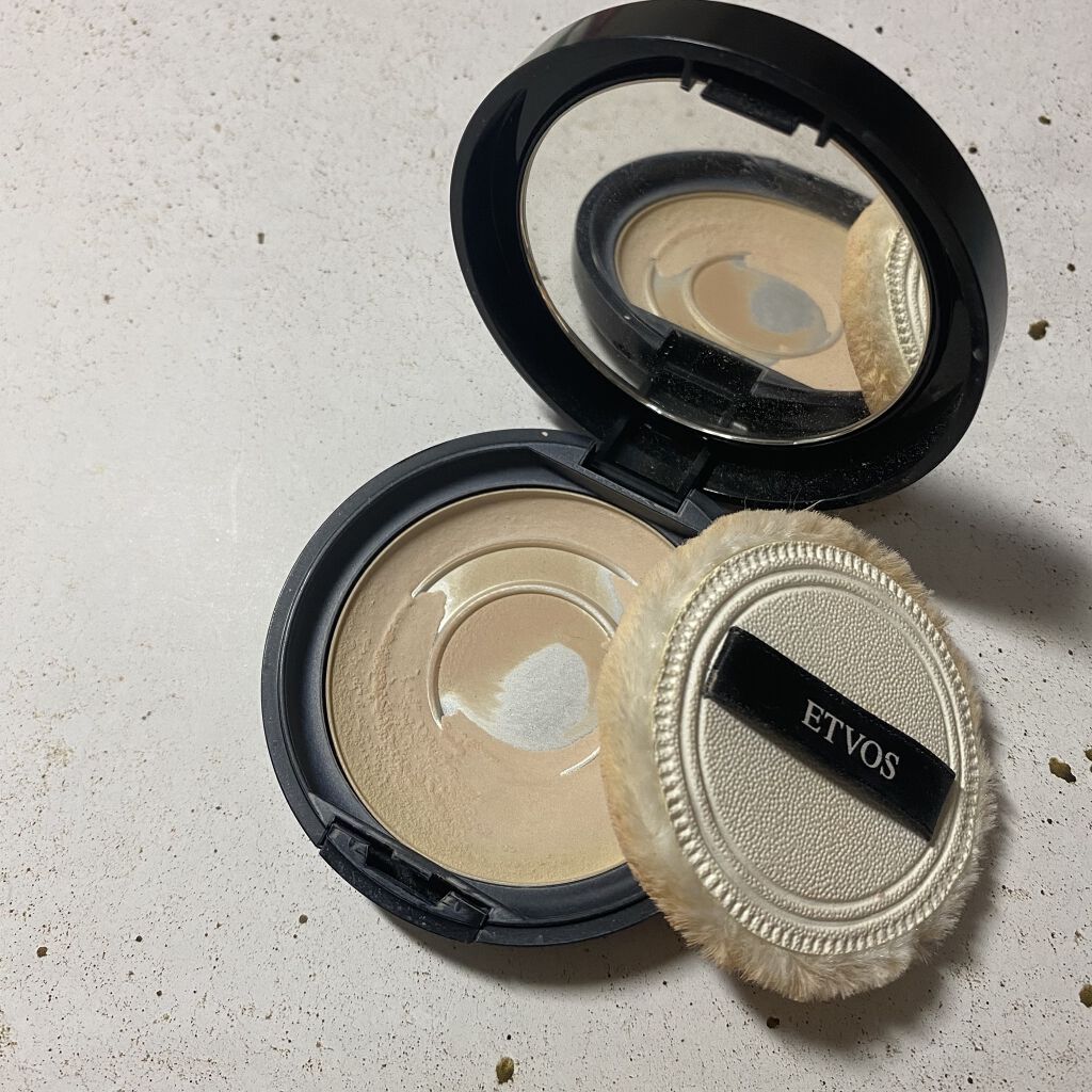 ミネラルシルキーベール/エトヴォス/プレストパウダーを使ったクチコミ（2枚目）