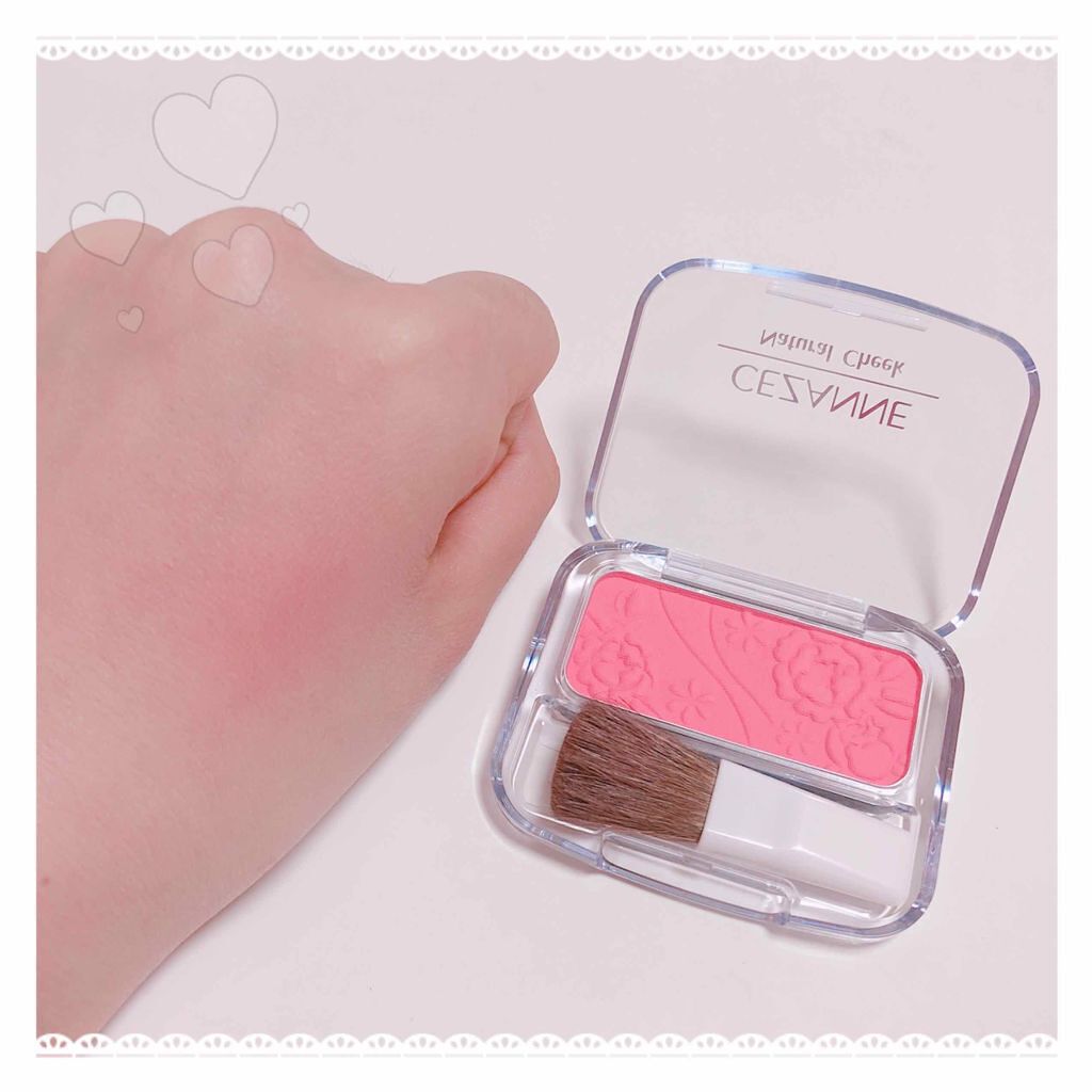 ナチュラル チークN/CEZANNE/パウダーチークを使ったクチコミ(1枚目)