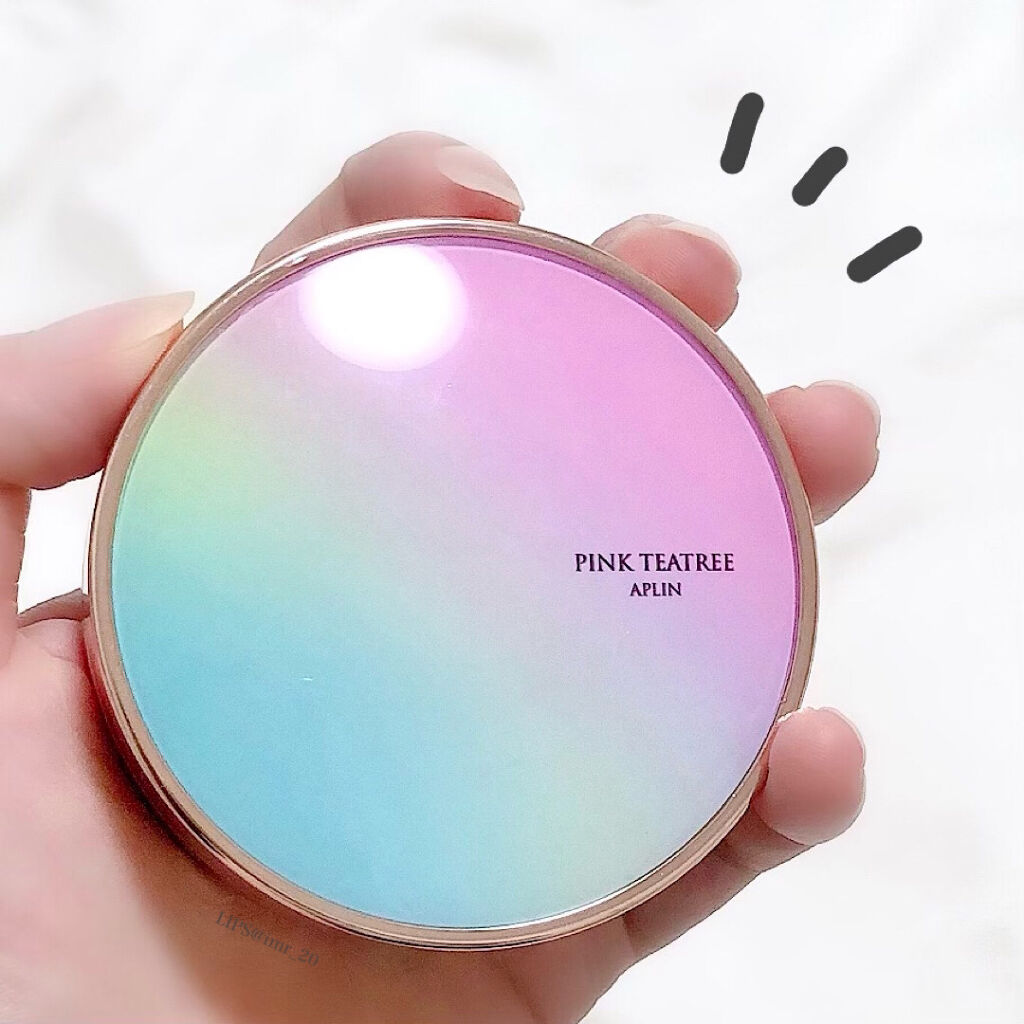 ピンクティーツリーカバークッション/APLIN/クッションファンデーションを使ったクチコミ（3枚目）