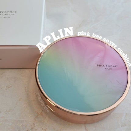 ピンクティーツリーカバークッション/APLIN/クッションファンデーションを使ったクチコミ(1枚目)