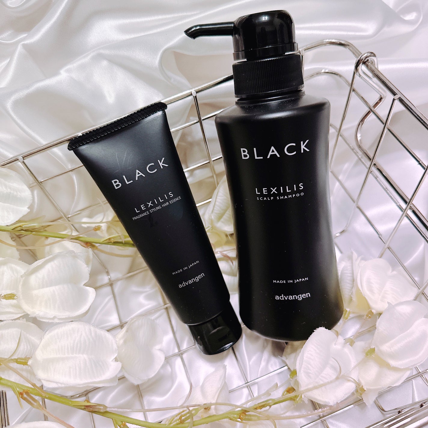 ブラック フレグランス スタイリング ヘアエッセンス/LEXILIS/アウトバストリートメントを使ったクチコミ(1枚目)