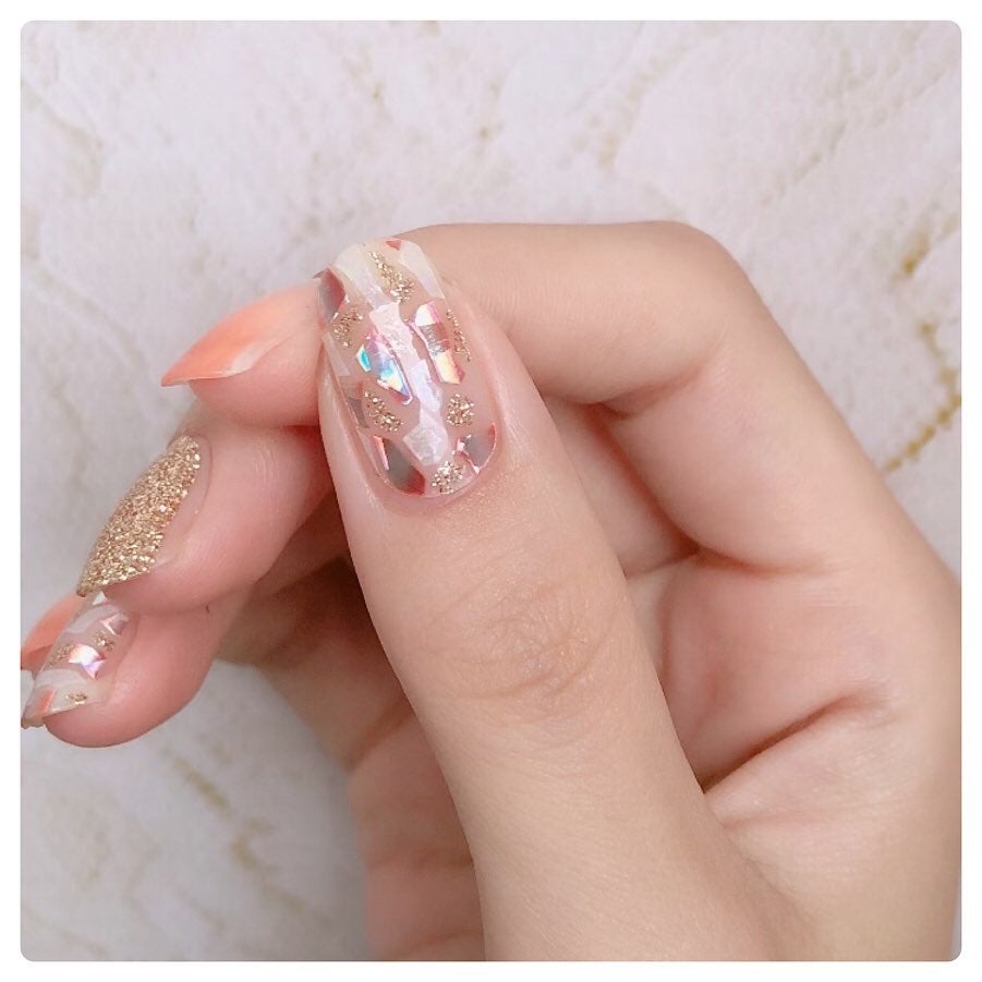 ネイルフィット ジェルネイルシール/GELATO FACTORY/ネイルシールを使ったクチコミ(2枚目)