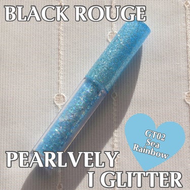 BLACK ROUGE パールブリーアイグリッターのクチコミ「目元に透明感がでるグリッター💎
⭐︎PEARLVELY i GLITTER⭐︎

☪︎⋆˚｡✩.....」（1枚目）